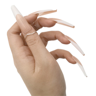 Allkem French XXL Ballerina 360 Pcs | Nude Tone Soft Gel Nails