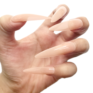 Allkem XXL Stiletto 360 Pcs | Nude Tone Soft Gel Nails
