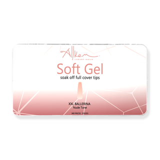Allkem XXL Ballerina 360 Pcs | Nude Tone Soft Gel Nails