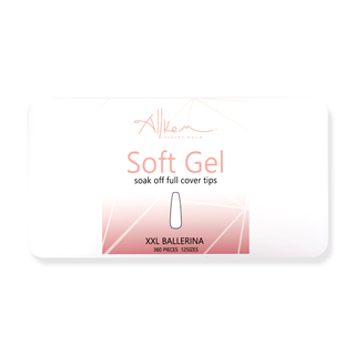 Allkem XXL Ballerina 360 Pcs | Clear Soft Gel Nails