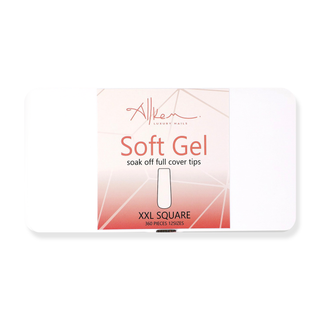 Allkem XXL Square 360 Pcs | Clear Soft Gel Nails