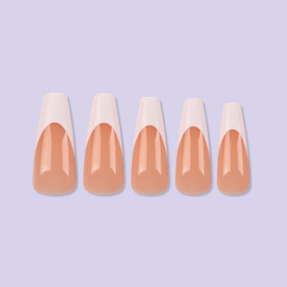 Allkem French XL Ballerina 364 Pcs | Nude Tone Soft Gel Nails