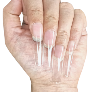 Allkem XXL Square 360 Pcs | Clear Soft Gel Nails