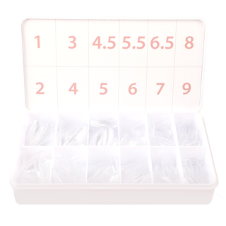 Allkem Extra Long Stiletto 500 Pcs | Clear Soft Gel Nails