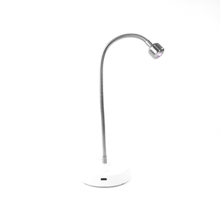Flash Cure Portable Gooseneck UV LED Nail Lamp for Gel Nail Polish - Silver