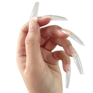 Allkem XXL Ballerina 504 Pcs | Clear Soft Gel Nails Refill Bag