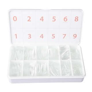 Allkem Extra Long Ballerina 520 Pcs | Clear Soft Gel Nails