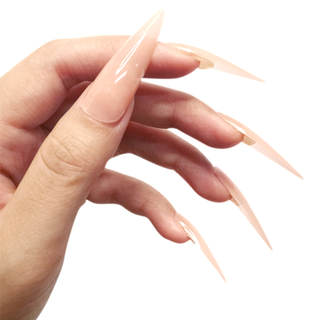 Allkem XXL Stiletto 360 Pcs | Nude Tone Soft Gel Nails