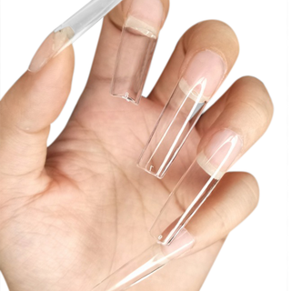 Allkem XXL Square 360 Pcs | Clear Soft Gel Nails