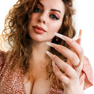 Allkem French XXL Ballerina 360 Pcs | Nude Tone Soft Gel Nails