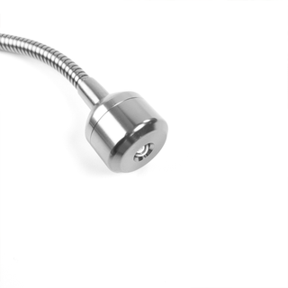 Flash Cure Portable Gooseneck UV LED Nail Lamp for Gel Nail Polish - Silver