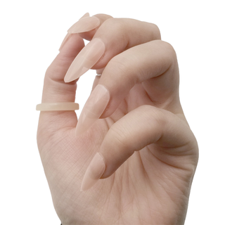 Allkem Short Almond 504 Pcs | Nude Tone Soft Gel Nails