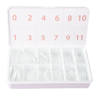 Allkem XXL Stiletto 360 Pcs | Clear Soft Gel Nails