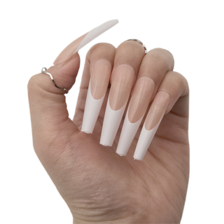 Allkem French XXL Ballerina 360 Pcs | Nude Tone Soft Gel Nails