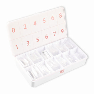 Allkem Extra Long Square 500 Pcs | Clear Soft Gel Nails