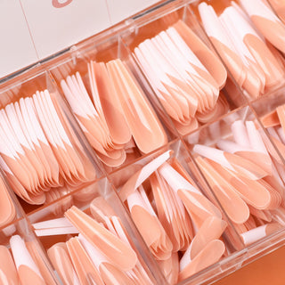 Allkem French XXL Ballerina 360 Pcs | Nude Tone Soft Gel Nails