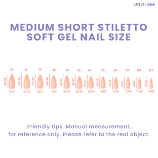 Allkem Short Stiletto 504 Pcs | Nude Tone Soft Gel Nails