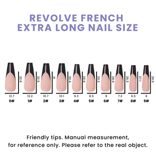 Revolve French Extra Long Ballerina Press On Nails