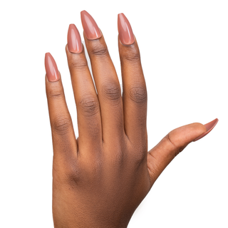 Mocha Long Coffin Press On Nails