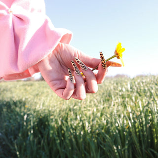 Leopard Print French Extra Long Ballerina False Press on Nails… - AllKem Nails