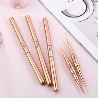 2 in 1 Gel Liner Nail Art Brush | 8 Pcs Set