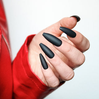 After Dark Matte Press on Nails