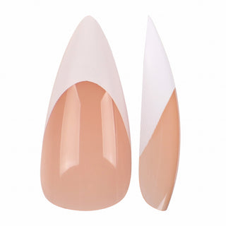 Allkem French Medium Short Stiletto 360 Pcs | Neutrals - Bold Soft Gel Nail Tips