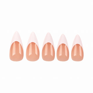 Allkem French Medium Short Stiletto 360 Pcs | Neutrals - Bold Soft Gel Nail Tips