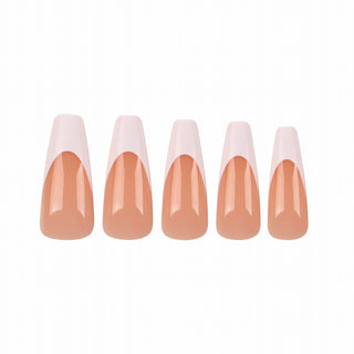 Allkem French XL Ballerina 364 Pcs | Nude Tone Soft Gel Nails