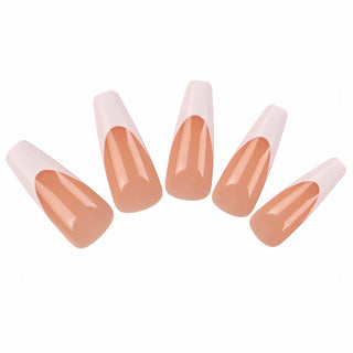 Allkem French XL Ballerina 364 Pcs | Nude Tone Soft Gel Nails