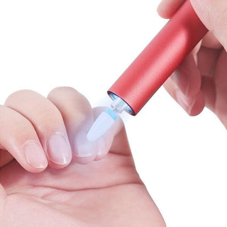 ALLKEM Metallic Blue Portable Electric Nail Drill, Rechargeable Wireless Pen Manicure Pedicure Efile Nail 12000rpmDrill Kit for Acrylic and Nails Gel Polishing with Nail Drill Bits… - AllKem Nails