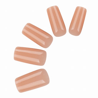 Allkem Medium Long Square 504 Pcs | Nude Tone Soft Gel Nail Tips