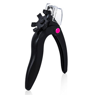 Black Nail Clipper Tip Cutter with Turntable Guide