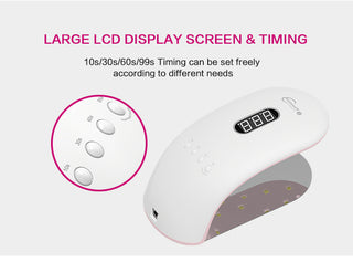 UV LED Gel Nail Lamp Light  36W Dryer with 4 Timers