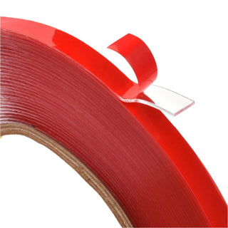 Clear Double Sided Tape 1mm x 6mm x 10M - AllKem Nails