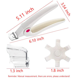 White Nail Clipper Tip Cutter with Turntable Guide