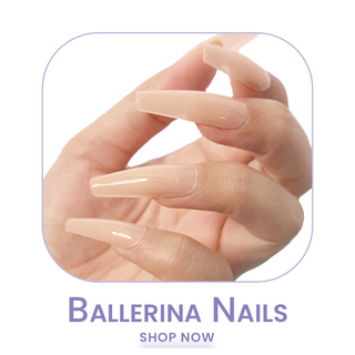 Ballerina Soft Gel Nails salon quality nails