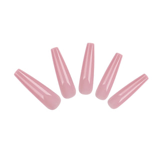 Allkem XXL Ballerina 500 Pcs | Pink Tone Soft Gel Nails