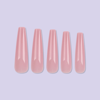 Allkem XXL Ballerina 500 Pcs | Pink Tone Soft Gel Nails