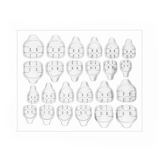 Nail Adhesive Tabs Set of 24 Glue Gel Tabs