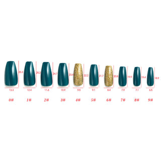 Get Ready Duo Teal x Sky Blue Shimmer Press On Nail Bundle